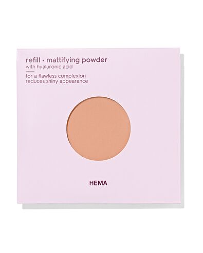 navulling mattifying powder 23 warm beige - 11290410 - HEMA