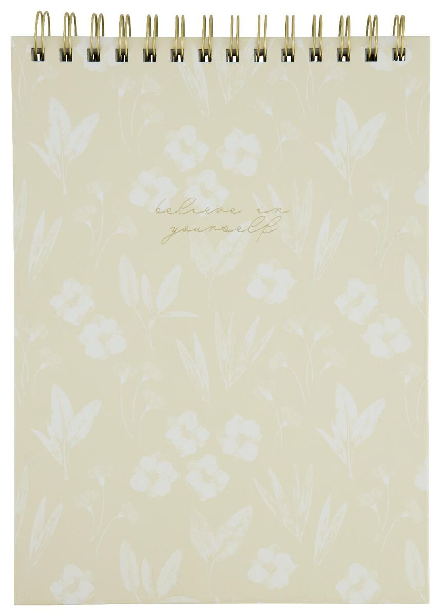 Skizzenbuch, Spiralbindung, 25.4 x 18.6 cm, Blumen - 14183119 - HEMA