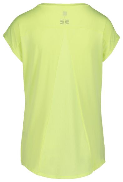 t-shirt de sport femme - loose fit jaune jaune - 1000019317 - HEMA