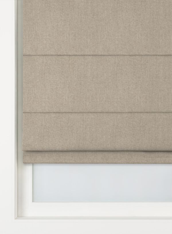 vouwgordijn Heino naturel naturel - 2000000264 - HEMA