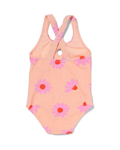 Baby-Badeanzug, Blumen rosa rosa - 33209965PINK - HEMA