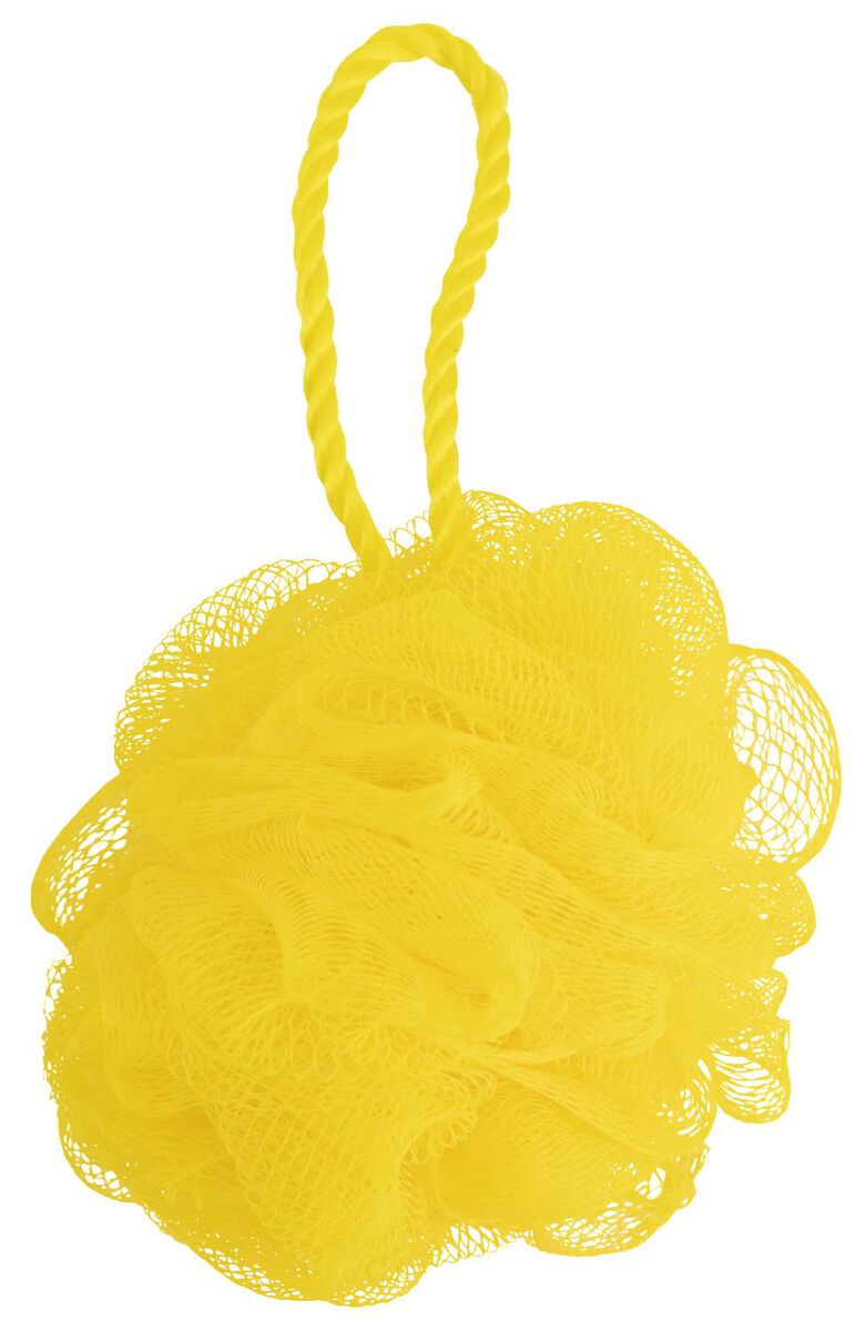 Badeschwamm, Blume, Ø 15 cm, gelb - 11820012 - HEMA