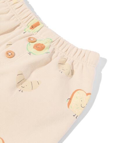 pantalon nouveau-n&eacute; petit-d&eacute;jeuner &eacute;cru &eacute;cru - 33445120ECRU - HEMA