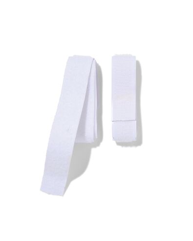 bande auto-agrippante 50x2cm blanche 2 pi&egrave;ces - 1400296 - HEMA