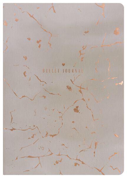 Bullet-Journal, DIN A5, marmoriert - 14120055 - HEMA