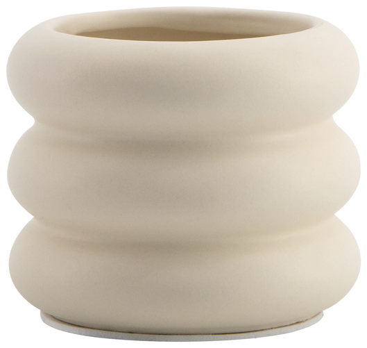 cache-pot Ø8x7 céramique blanc - 13321157 - HEMA