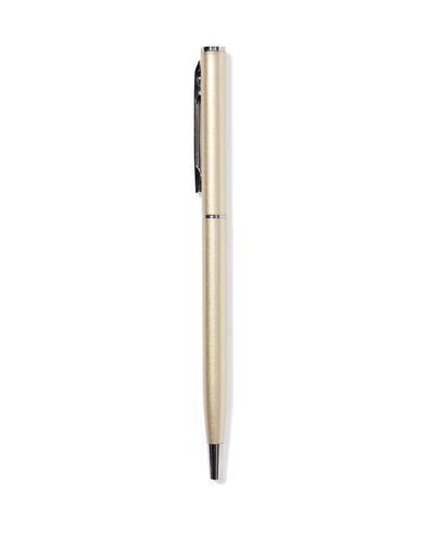 Kugelschreiber Gold, Schreibfarbe Blau - 14400620 - HEMA
