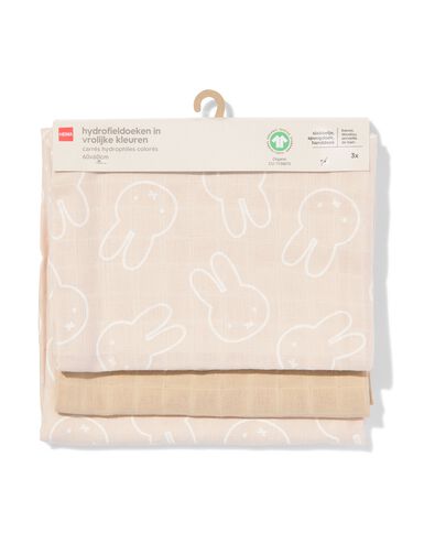 Miffy-Mullt&uuml;cher 60 &times; 60 cm &ndash; 3 St&uuml;ck - 33305460 - HEMA