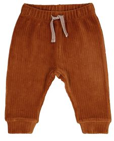 pantalon bébé côte velours marron marron - 1000028657 - HEMA