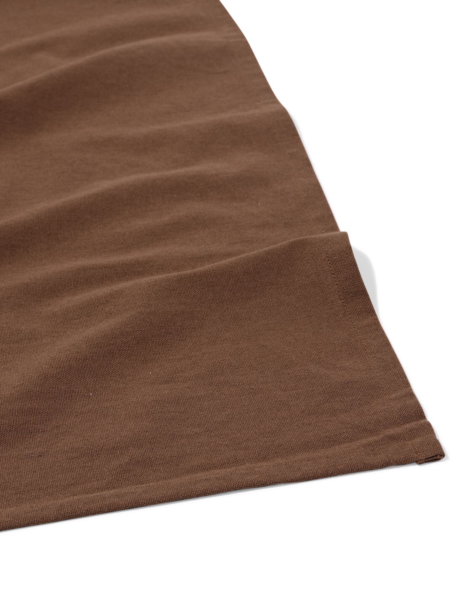 nappe XL 320x145cm coton marron fonc&eacute; - 5300164 - HEMA