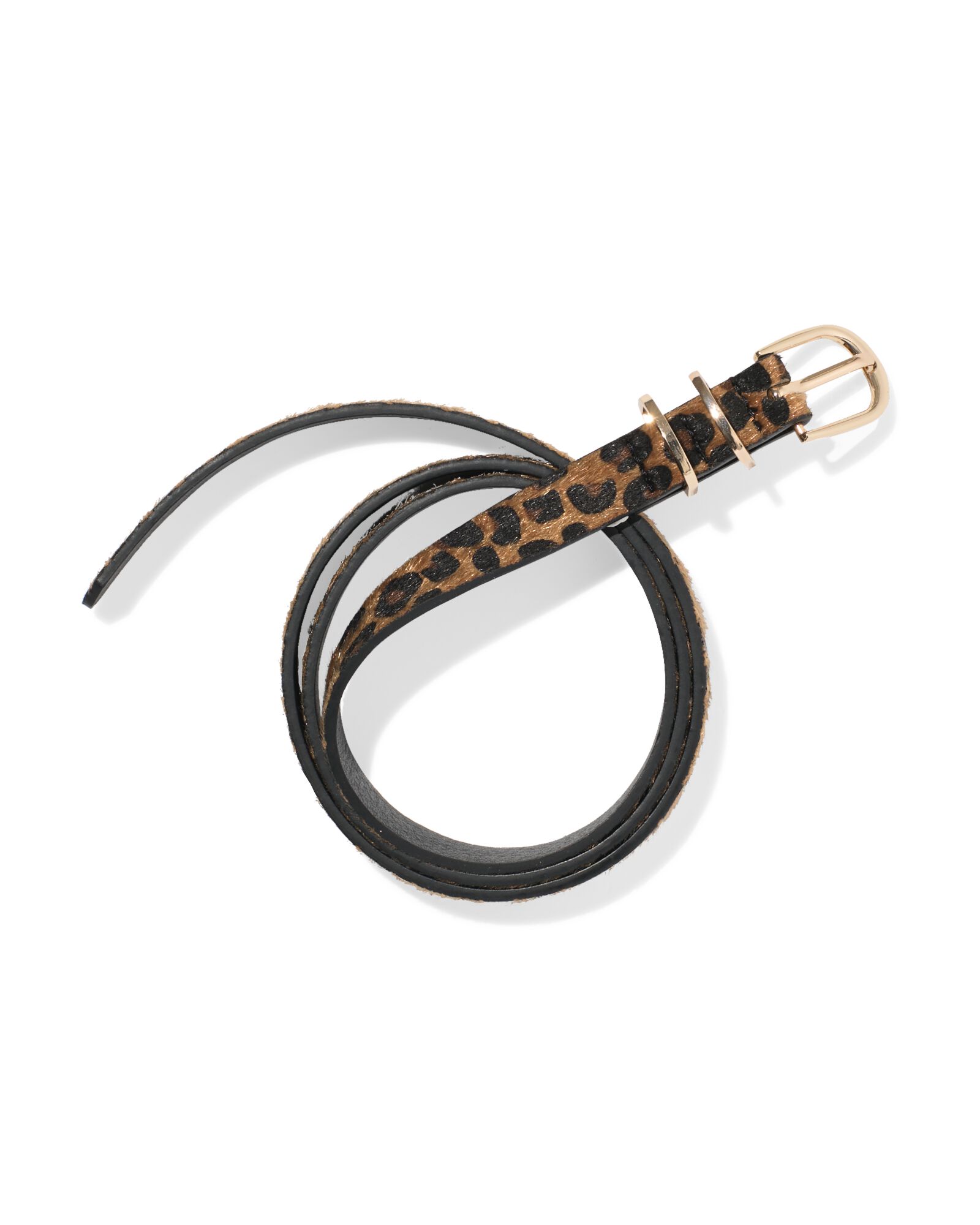 damesriem luipaard bruin bruin - 16360090BROWN - HEMA