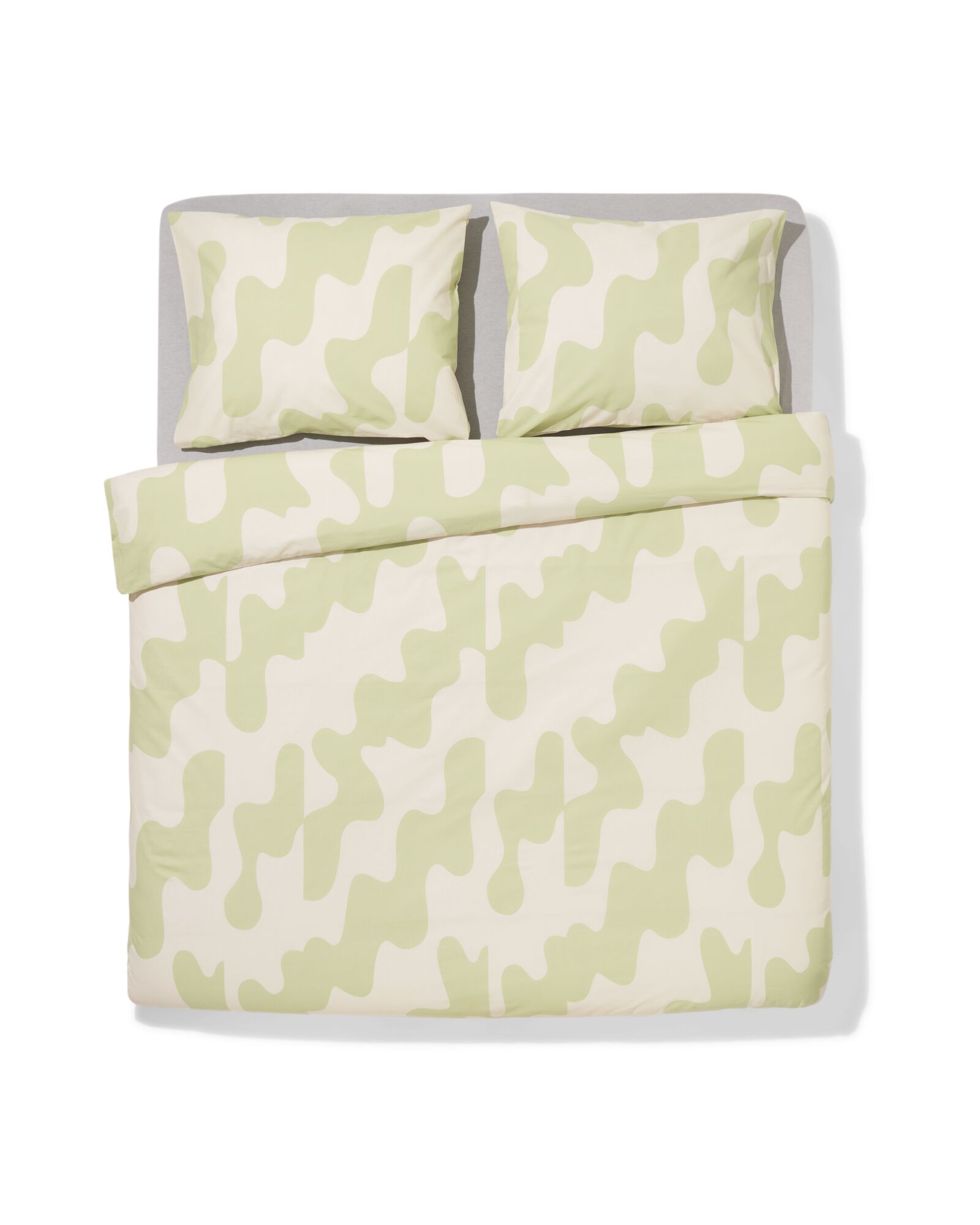 housse de couette 240x200/220 cm coton doux lignes - 5700248 - HEMA