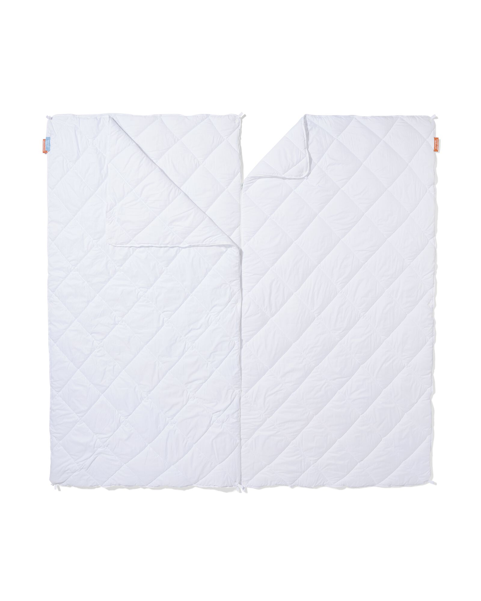 Duo-Steppbett 240 &times; 220 cm, synthetisch, 4 Saisons - 5500101 - HEMA