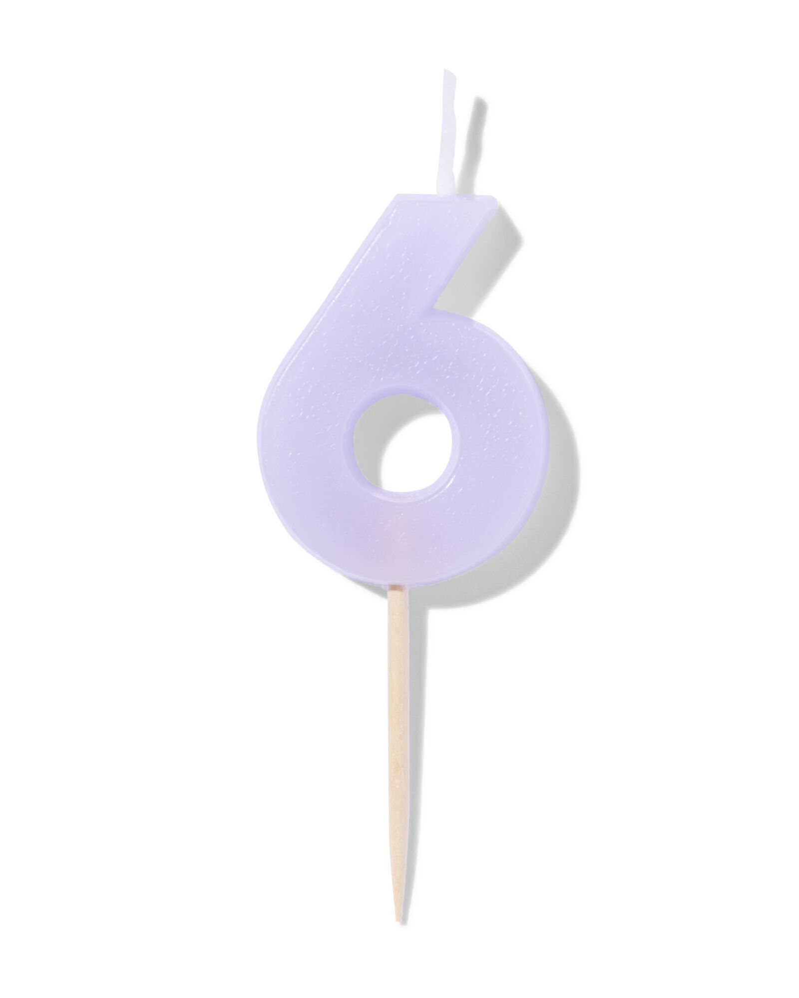 Bougie de g&acirc;teau chiffre 6  - 14250240 - HEMA