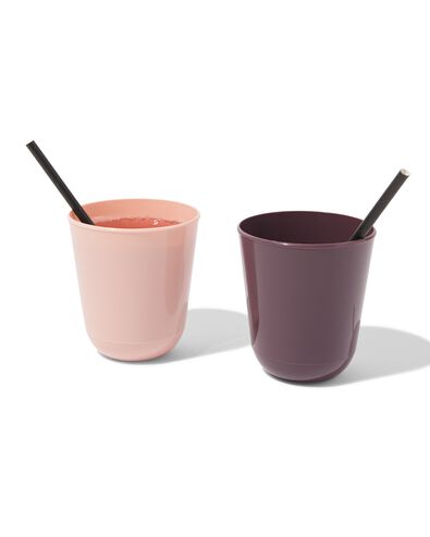 gobelets 8x10cm - 2 pi&egrave;ces - 41800163 - HEMA