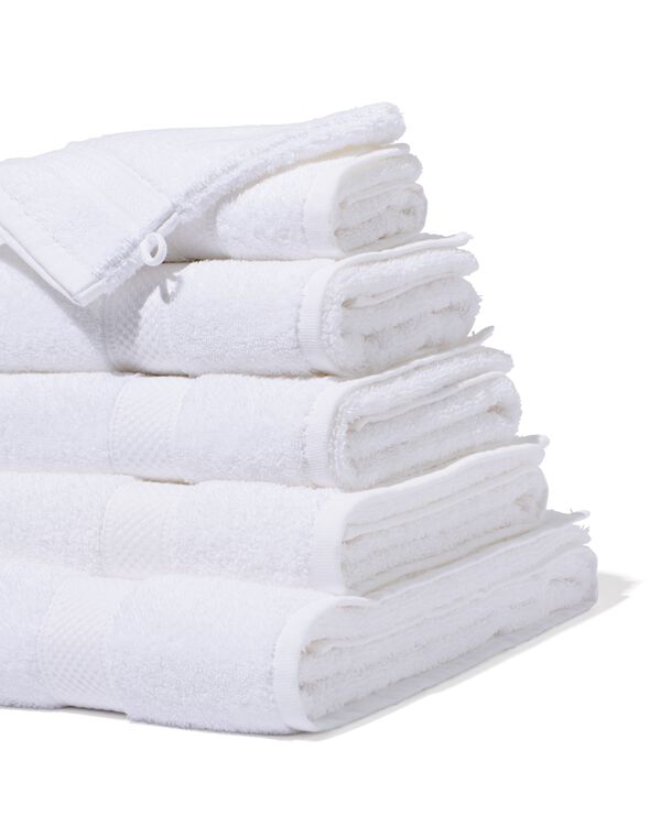 serviettes de bain - qualité supérieure blanc blanc - 1000015178 - HEMA