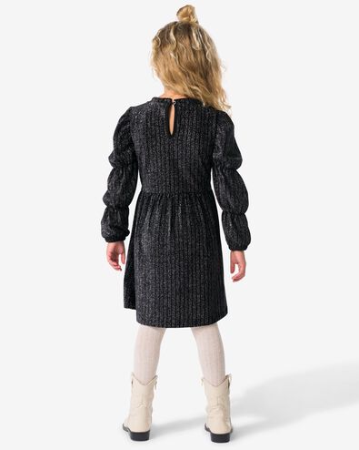 kinderjurk velvet zwart - 30832200BLACK - HEMA