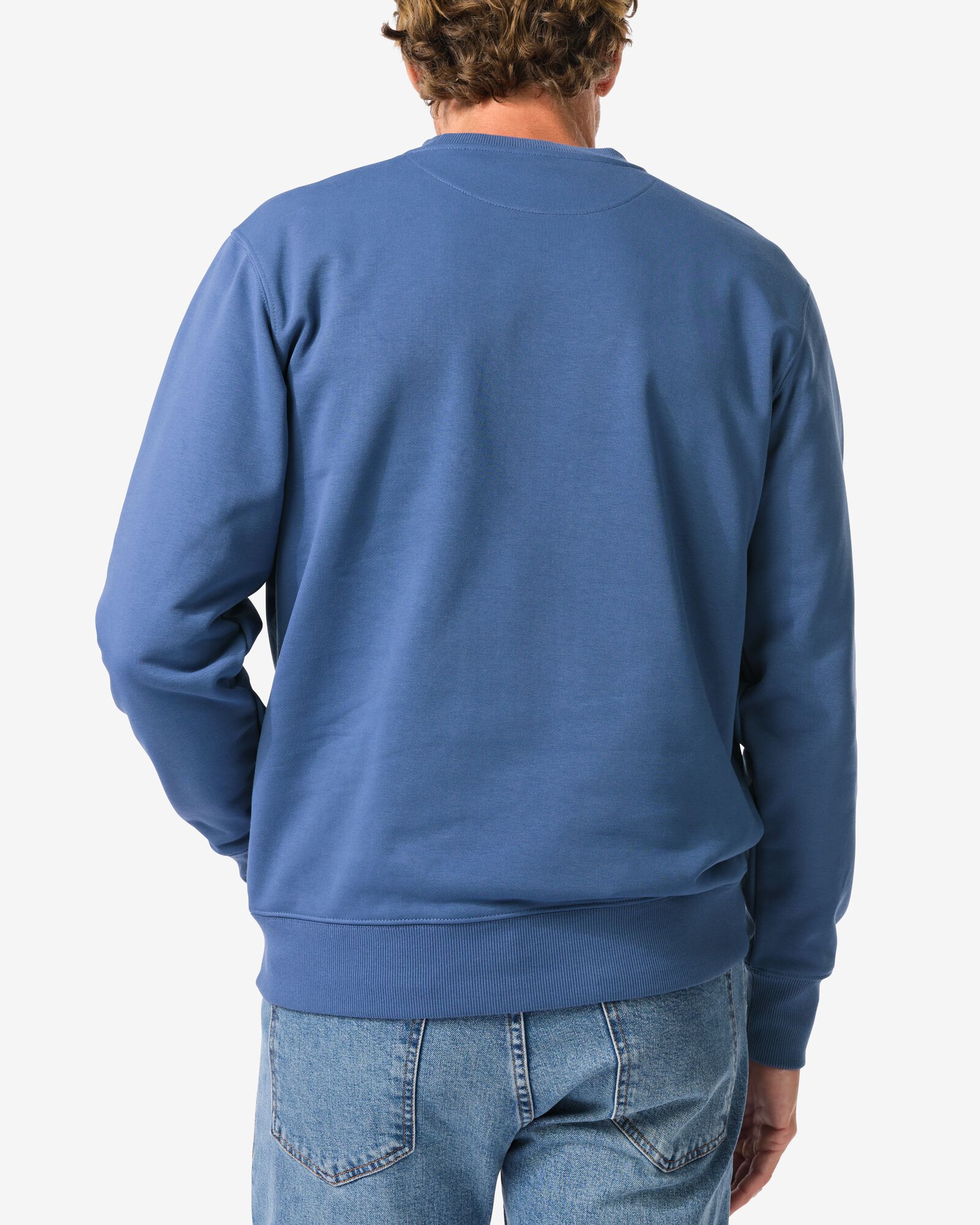pull-over pour hommes Daryl  bleu moyen bleu moyen - 2148140MIDBLUE - HEMA