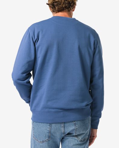 pull-over pour hommes Daryl  bleu moyen bleu moyen - 2148140MIDBLUE - HEMA