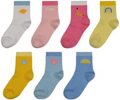 7er-Pack Socken, Größe 36-41, Wochentage - 61150058 - HEMA
