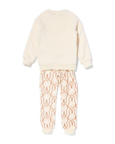 pyjama pour enfants Miffy polaire blanc cassé blanc cassé - 23001640OFFWHITE - HEMA