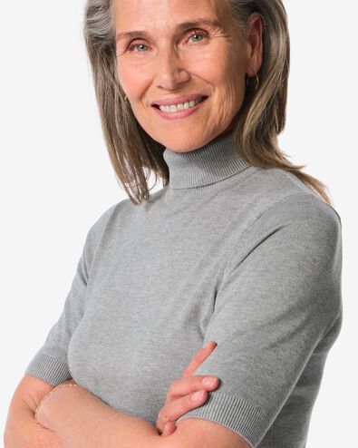 pull femme Lily  gris moyen - 36301490MIDGREY - HEMA