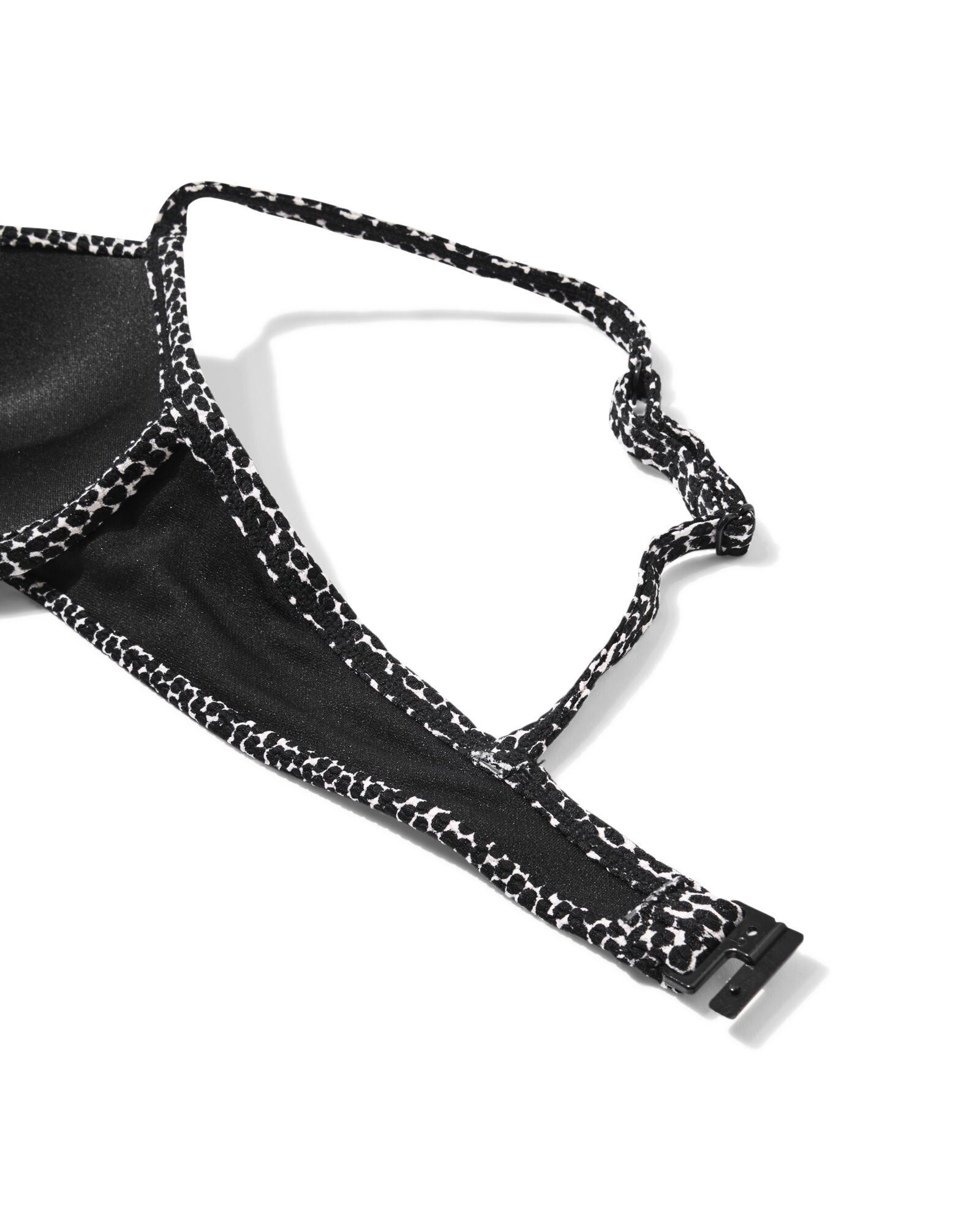 Damen-Bikinioberteil Push-up schwarz/wei&szlig; schwarz/wei&szlig; - 22360570BLACKWHITE - HEMA