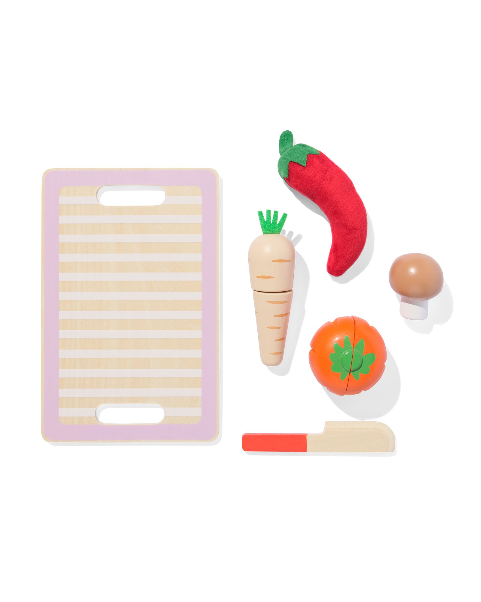 l&eacute;gumes oubli&eacute;s en bois 6 pi&egrave;ces - 15100590 - HEMA