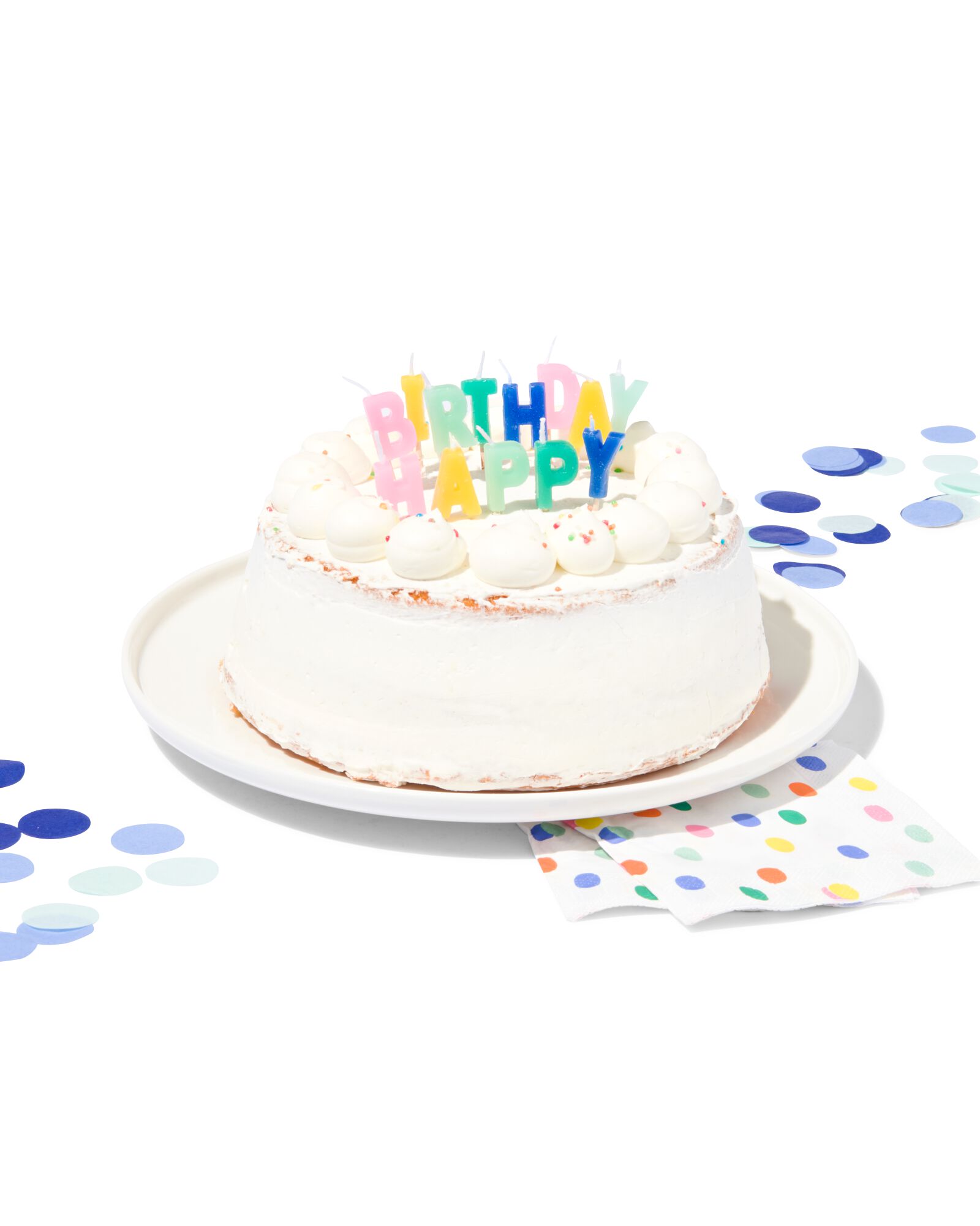 bougies pour gâteau d'anniversaire happy birthday - HEMA