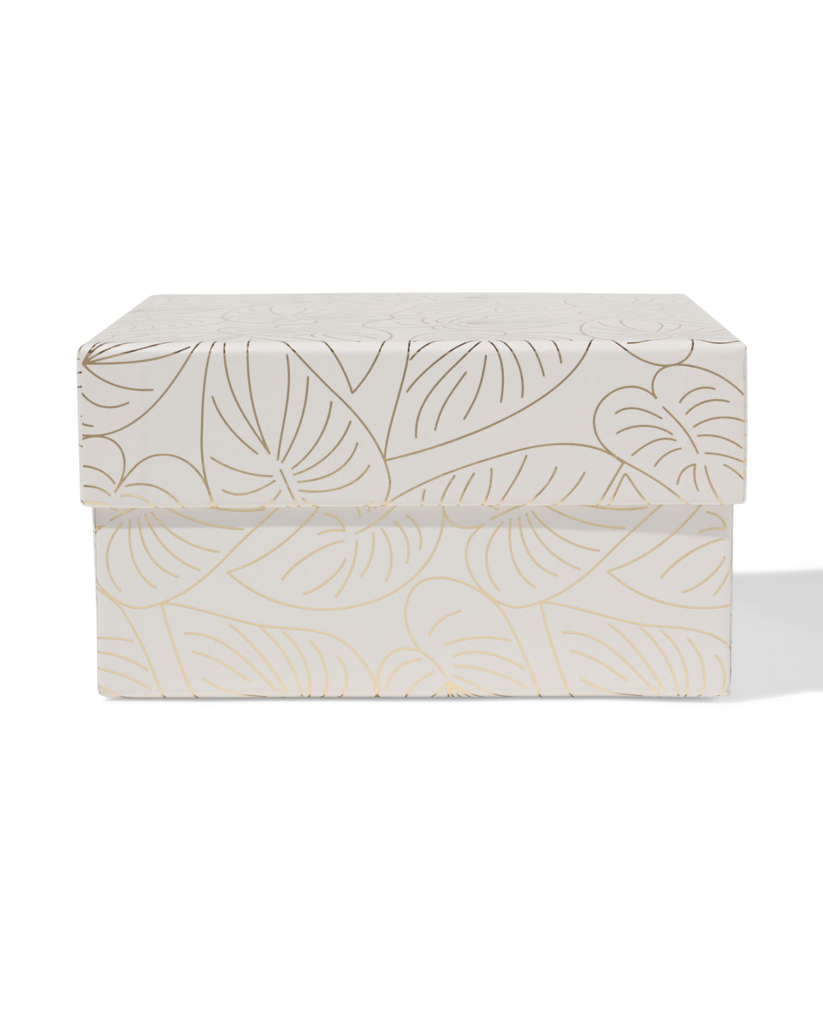 Box, 16,5x16,5x9 cm, quadratisch, Bl&auml;tter - 14793297 - HEMA