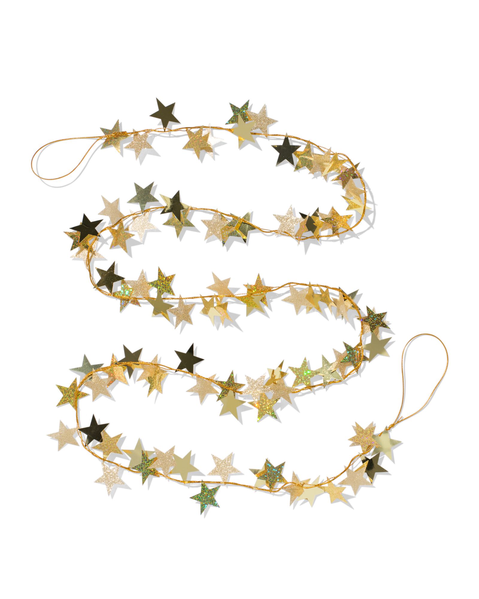 Girlande, 2 m, Sterne, gold - 25100283 - HEMA