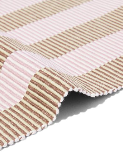 sets de table 45 x 35 cm coton rayures rose-blanc - Lot de 2 - 5300149 - HEMA