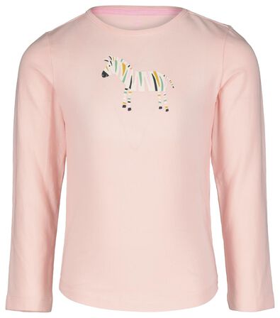 pyjama enfant zèbre rose rose - 1000020677 - HEMA