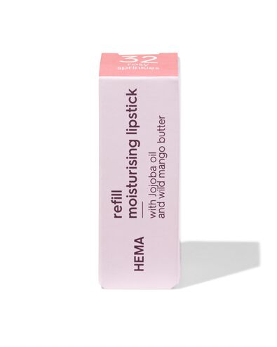 navulling moisturising lipstick 32 rosy sprinkles - satin - 11230432 - HEMA