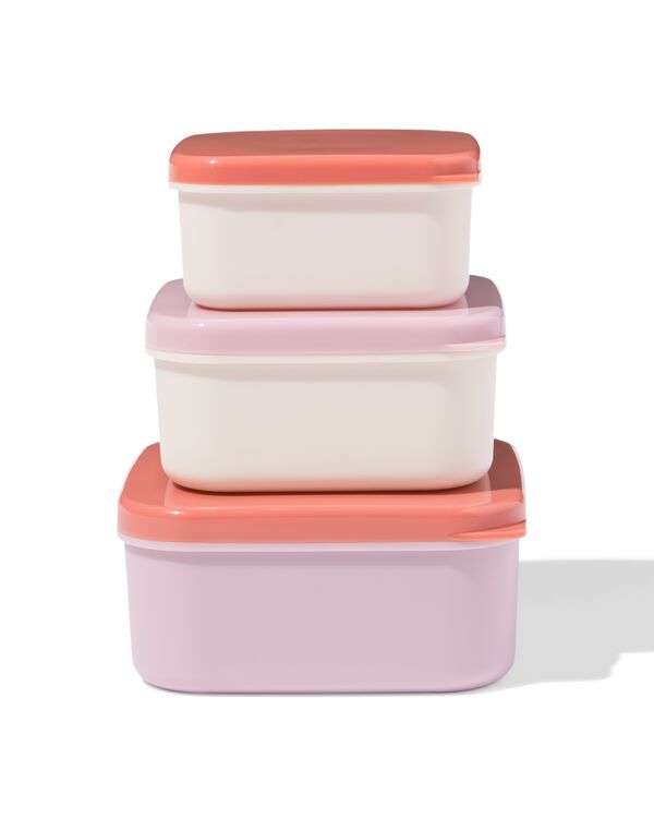 snackboxen terra - 3 stuks - 80650215 - HEMA