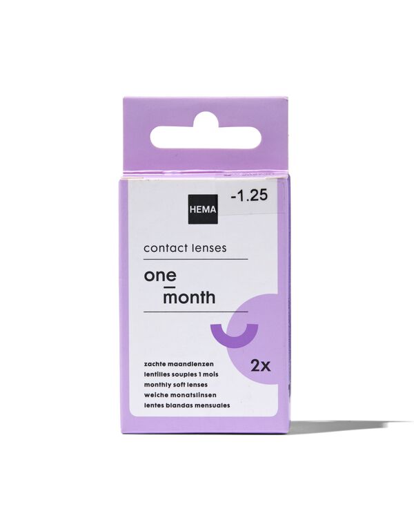 2&nbsp;lentilles de contact mensuelles souples -1.75 - 11973223 - HEMA