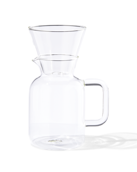 Kaffeekanne Koffiebinkie mit Filter, Glas, 0.6 Liter - 80610079 - HEMA