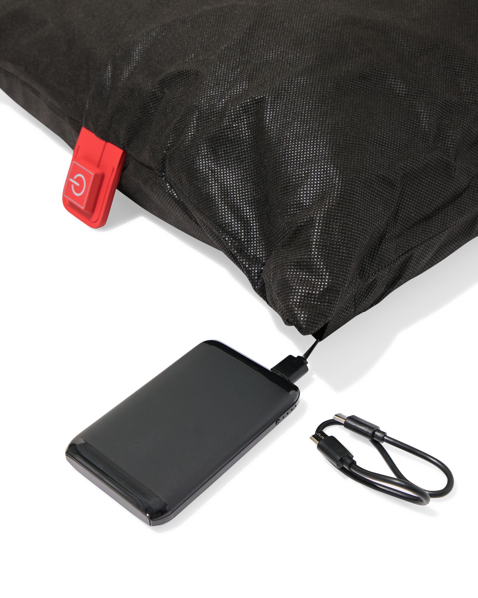 coussin chauffant 50 x 50 cm bleu - 80020018 - HEMA