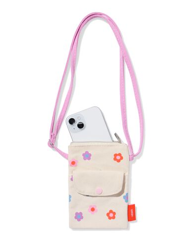 &eacute;tui de t&eacute;l&eacute;phone fleur - 61130118 - HEMA