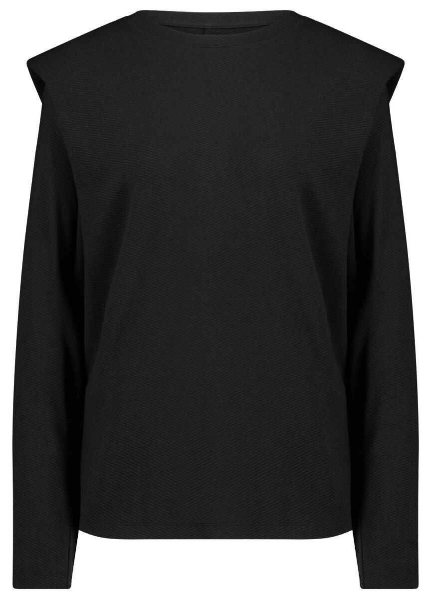 t-shirt femme Lea noir - 1000025936 - HEMA