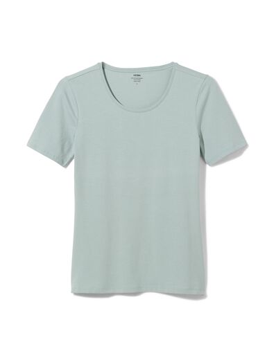 Basic-Damen-T-Shirt grau grau - 36354170GREY - HEMA