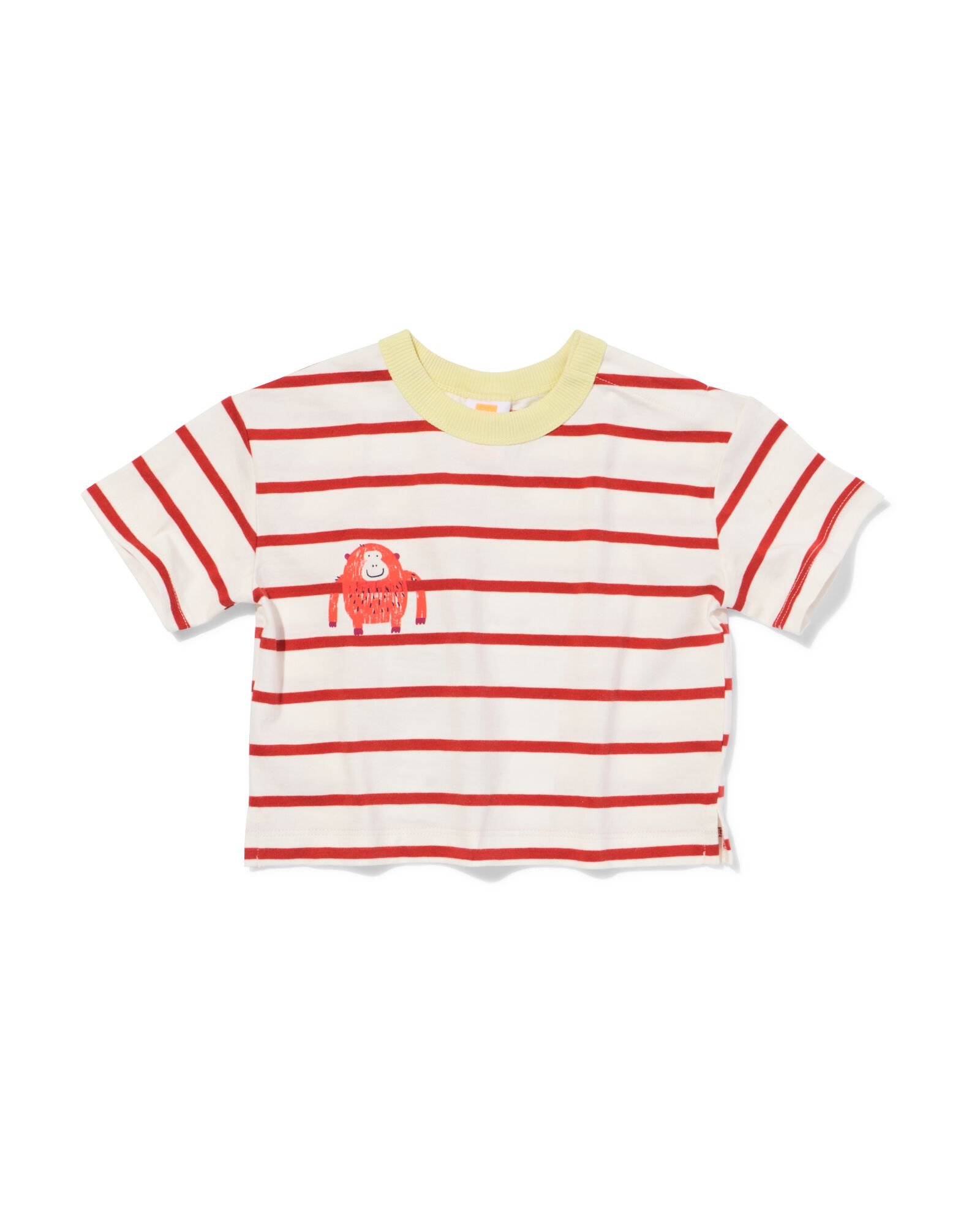 Baby-T-Shirt Jersey gestreift rot rot - 33189270RED - HEMA