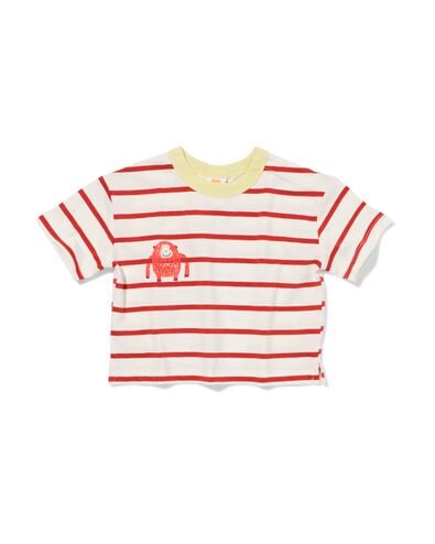Baby-T-Shirt Jersey gestreift rot rot - 33189270RED - HEMA