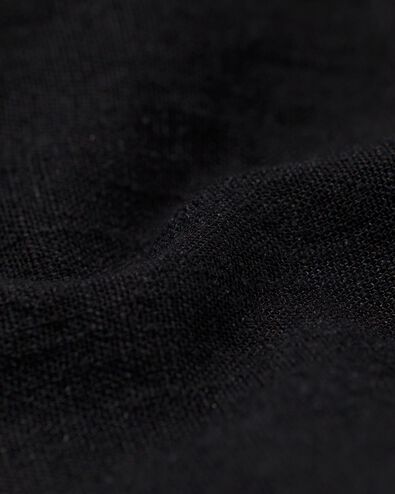 Damen-Hemdblusenkleid Lizzy, mit Leinen schwarz S - 36200171 - HEMA