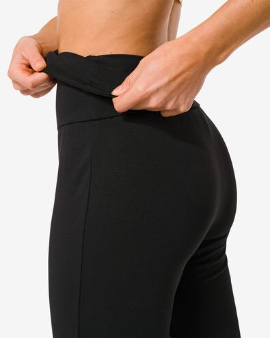 Damen-Yogahose schwarz schwarz - 1000030597 - HEMA