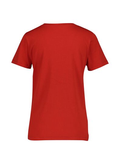 t-shirt femme rouge rouge - 1000014344 - HEMA