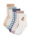 baby sokken met bamboe - 5 paar wit 0-6 m - 4740076 - HEMA