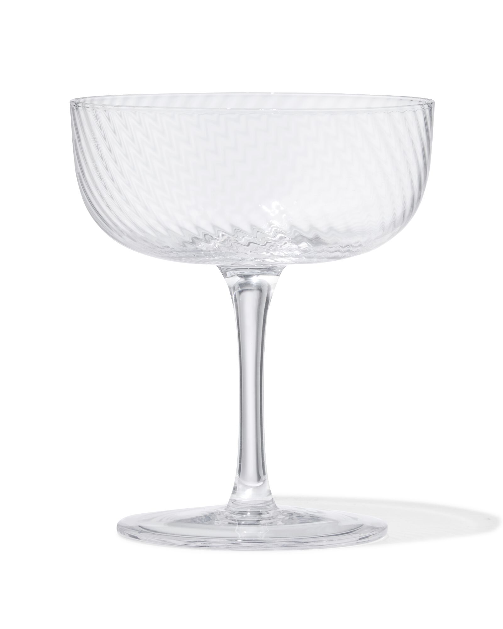 coupe en verre Bergen &agrave; relief torsad&eacute; - 9401153 - HEMA