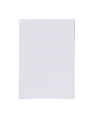 etiketten wit - 120 stuks - 14130046 - HEMA