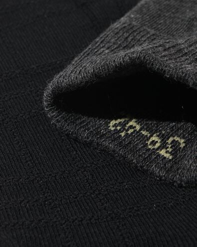 Herrensocken mit Grafikmuster &ndash; 5 Paar schwarz - 4151015BLACK - HEMA